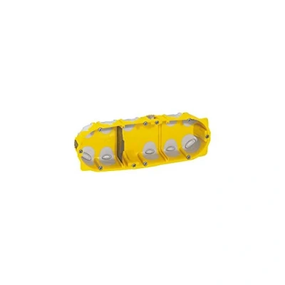 Image of Legrand LEG90510 Energy Batibox Flush Mounted for Plasterboard 3 Holes Depth 40 mm
