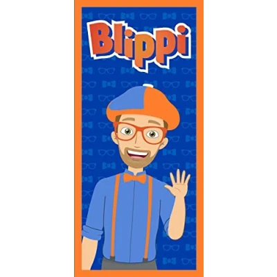 Image of Blippi Beach Towel Official Design 70 x 140cm 100% Cotton