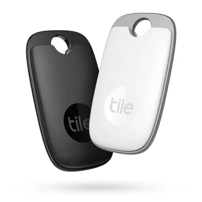 Image of TILE Pro (2022) Bluetooth Tracker Black &amp; White, Pack of 2