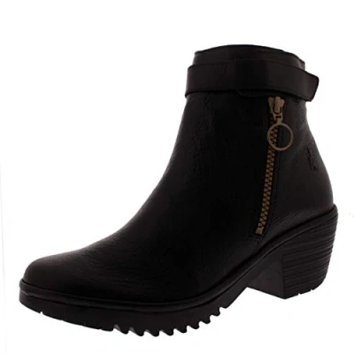 Image of Fly London Women&#039;s WENT921FLY Ankle Boots, Black (Black 000), 9 UK