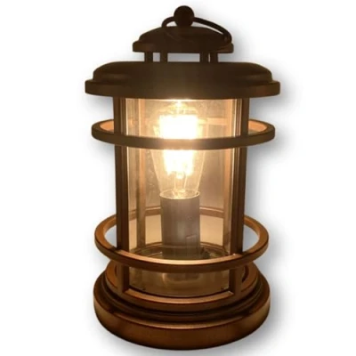 Image of Cello Beacon Edison Electric Wax Melt Burners, Metal Warmer Oil Burners for Melts, Rustic Fragrance Burner &amp; Gothic Home Decor, Melter with Bulb Burner.