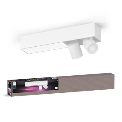 Image of Philips Hue LED downlight Centris, white, 2 bulb, RGB CCT