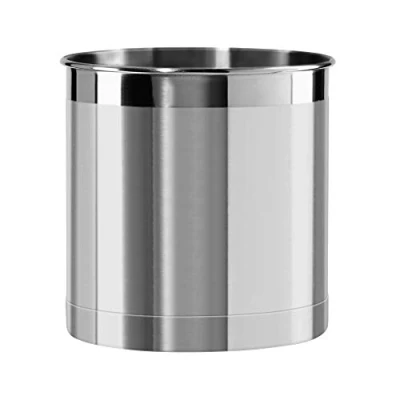 Image of Oggi Utensil Crock, Stainless Steel 7&quot;, Jumbo