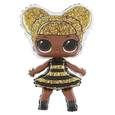 Image of Toyland® 88cm (35&quot;) LOL Surprise Queen Bee Foil Balloon Kids Party Decorations