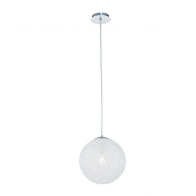 Image of Fusion Globe Ceiling Pendant 30cm Round 1 x E27, Chrome