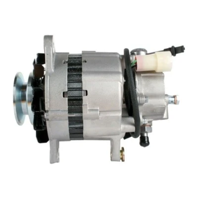 Image of 8970716110, 8970746110, 8971347620, 8971478510, 8971876550 Generator HELLA 8EL 012 427 811 14V 60A incl. vacuum pump 83mm OPEL: Campo