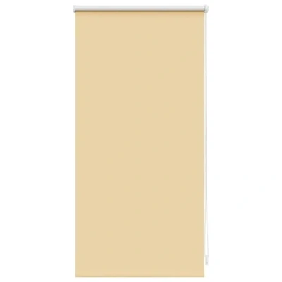 Image of vidaXL Beige Roller Blind Blackout Light Blocking and Thermal Insulated Window Cover 40 x 100 cm Size Versatile Easy to Install