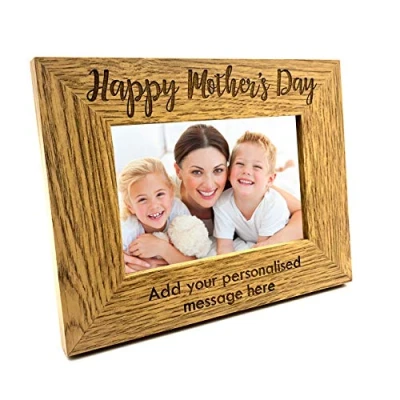 Image of ukgiftstoreonline Personalised Happy Mothers Day Photo Frame Gift (4 x 6)