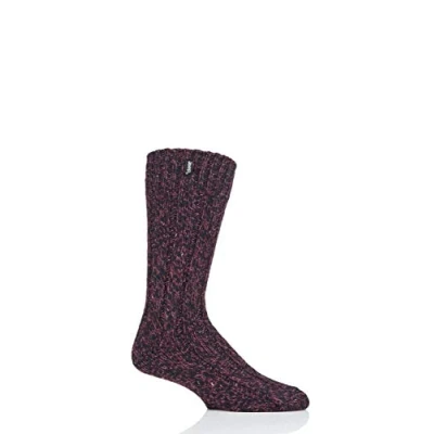 Image of Mens 1 Pair Jeep Hiking Wool Blend Socks Navy 6 11