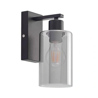 Image of Lindby Emavi wall light with smoked glass