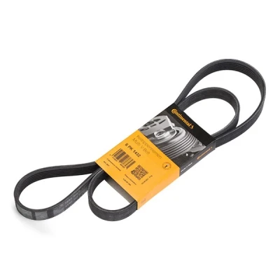 Image of 117203TS0A, 117203TS0B V ribbed belt CONTITECH 6PK1432 1432mm 6 BMW: 5 Touring, Saloon, Coupe, VOLKSWAGEN: Polo Hatchback, GOLF 6, Caddy 3