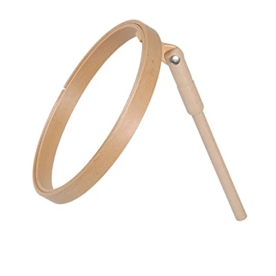Image of Elbesee 20 cm Wood Hoop &amp; Stalk 8&quot;, Brown, 27 x 23 6