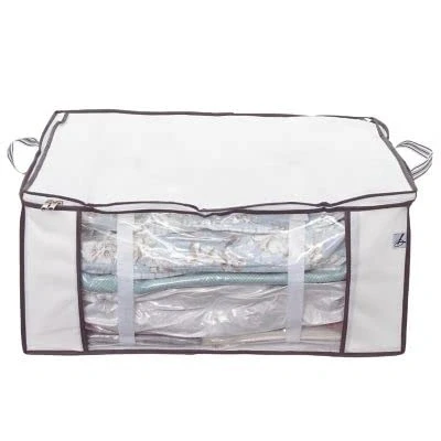 Image of lakeland Vacuum Clothes &amp; Duvet Storage Tote Bag 87L Stores King Size Space Saving Solution