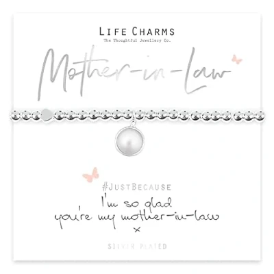 Image of Life Charms I&#039;m So Glad You Are My Mother In Law Bracelet