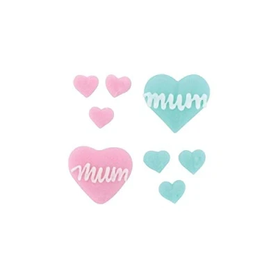 Image of Mother&#039;s Day Mum Cake Decorations Sugar Cupcake Toppers 31 PK