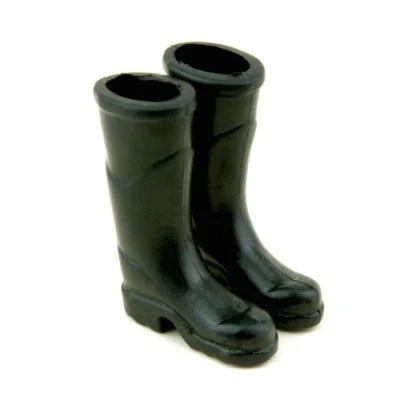 Image of MyTinyWorld Dolls House Miniature Pair of Rubber Wellington Boots