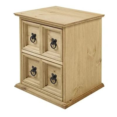 Image of Mercers Furniture Corona 2x2 CD Unit Solid Pine Living Room
