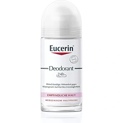 Image of Eucerin Roll on Deodorant for sensitive skin