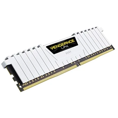 Image of Corsair CMK16GX4M2D3000C16W Vengeance LPX 16 GB (2 x 8 GB) DDR4 3000 MHz C16 XMP 2.0 High Performance Desktop Memory Kit, White