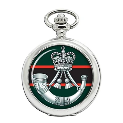 Image of Giftshop UK The Rifles (Bugle Insignia), British Army Full Hunter Pocket Watch