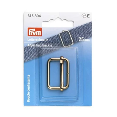 Image of Prym Buckle, Steel, Gold, 25 mm
