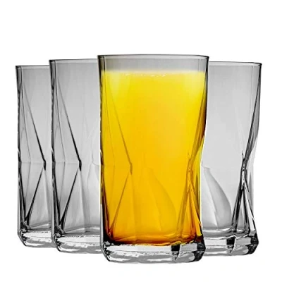Image of 4x 480ml Cassiopea Highball Glasses By Bormioli Rocco