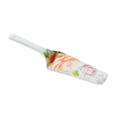 Image of Premier Housewares Peach Rose Cake Slice