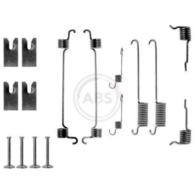 Image of 1086922, 6530731 Accessory Kit, brake shoes A.B.S. 0731Q FORD: Escort 7, 6, FIESTA 3