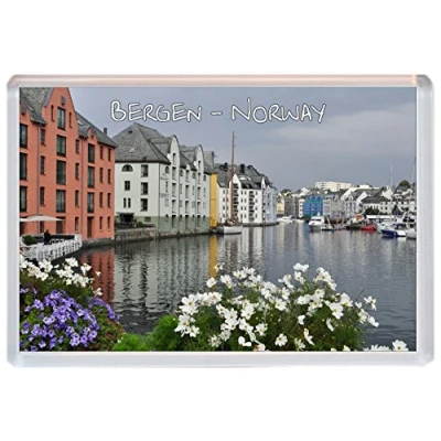 Image of Bergen Norway Jumbo Fridge Magnet ID173