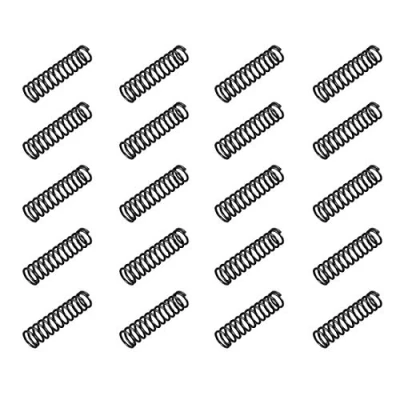 Image of sourcingmap Compression Spring 1.2mm Wire Dia , 10mm OD 40mm Free Length Steel Extension Spring,Black,20Pcs