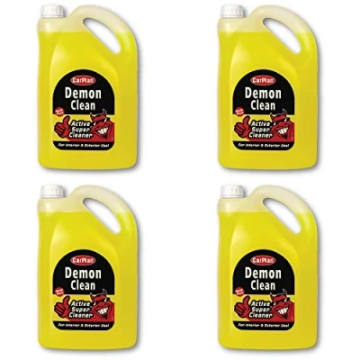 Image of CarPlan Demon Clean, Exterior and Interior Cleaner, Refill, 5 Litre (Pack of 4)