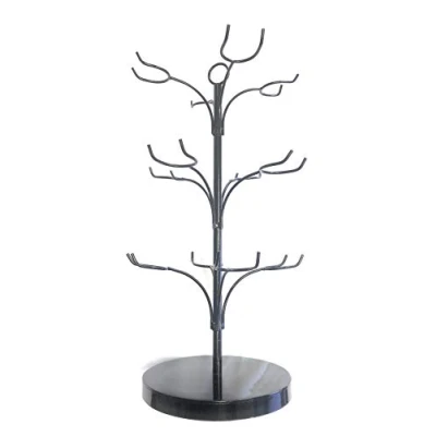 Image of Cocktail Gin Glass Tree Display Perfect for Serving Cocktails or Champagne Holds up to 12 Glasses
