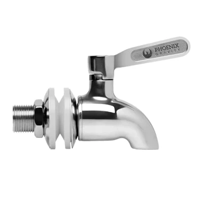 Image of Phoenix 304 Stainless Steel Beverage Dispenser Spigot Replacement for Gravity Water Filter, Compatible with Big Berkey &amp; Doulton Filter