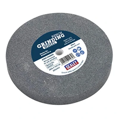 Image of Sealey Grinding Stone Ø200 x 25mm Ø16mm Bore A36Q Coarse