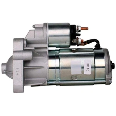 Image of 7711135502, 8200237594 Starter motor HELLA 8EA 012 528 091 12V 2,4kW 10 RENAULT: TRAFIC 2 Kasten, MASTER Bus