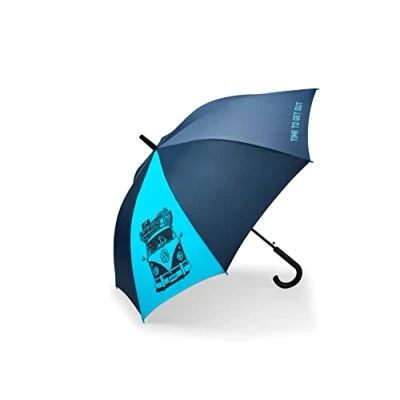 Image of Volkswagen 7E9087600 Umbrella T1 Bulli Logo Heritage Collection Blue