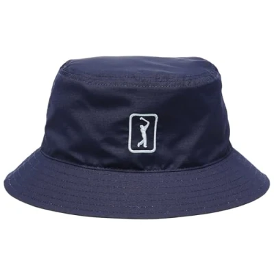 Image of PGA TOUR Men&#039;s Reversible Bucket Hat, Peacoat, One Size