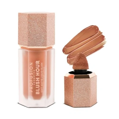 Image of Profusion Cosmetics Blush Hour for Face, Lightweight and Long Wearing Soft Matte Liquid Provides Natural Finish, Creamy Texture Which is Buildable, Essential Beauty Tool Raising Your Glow