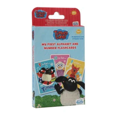 Image of Shuffle Timmy Time Alphabet &amp; Numbers Flashcards Counting Number Game Great Gift For 6 Months +