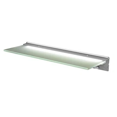 Image of Sensio IP44 Rated LED Glass Shelf Light [SE30156W0] Aluminum Frame, Built in Driver