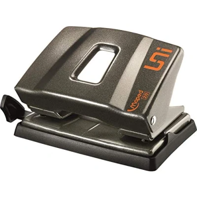Image of Maped Universal Metal 2 Hole Punch 20 to 25 Sheet Capacity Optimized Staggering System and Confetti Reserve Random Colour