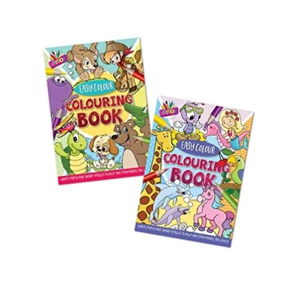 Image of A5 Easy Colour Colouring Book for Kids More Than 120 Cute Animals 1