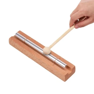 Image of Classroom Meditation Chimes Hand Bells Wooden Percussion Instruments Gifts For Kids Adult