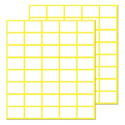 Image of 20 x 13 mm, 1000 Pack, Matte White Sticky Labels Stickers for Price