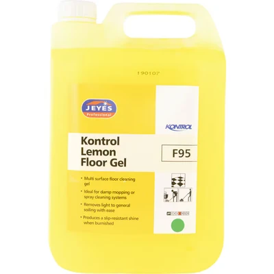 Image of Jeyes F95 Kontrol Lemon Floor Gel 5L