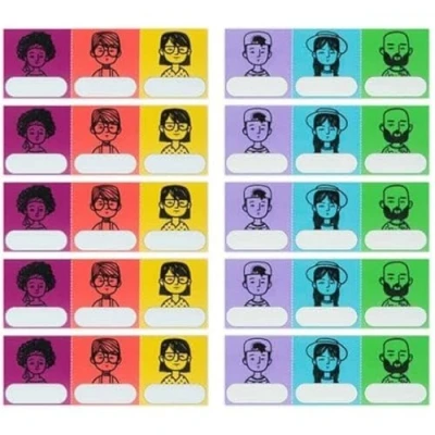 Image of MagFlex® Lite Magnetic Kanban Board Characters for Whiteboard, Noticeboard, Fridge, or Wall