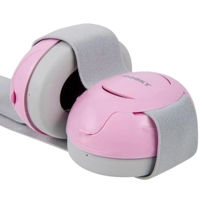 Image of Dooky Baby Ear Protection, Protects Against Harmful Noise and Loud Music, Toddler Defenders, Foldable Cancelling Headphones, 0 3Years, Pink