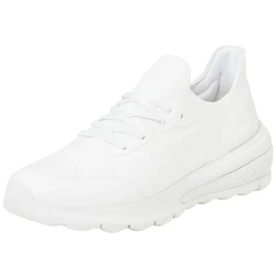 Image of Geox Women&#039;s D Spherica Actif C Sneaker, White, 4 UK