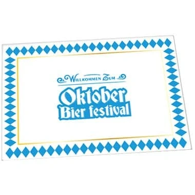 Image of Folat 66070 Placemats October Beer Festival Set of 6, Multi Colour, Regular