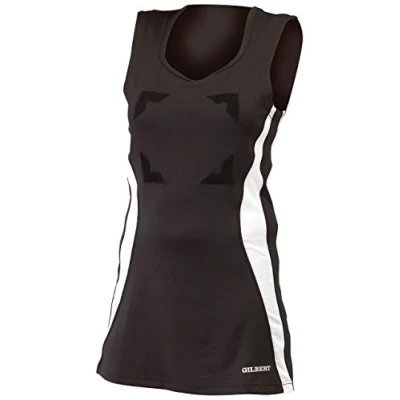 Image of Gilbert Eclipse II Netball Dress (Black/White, 8)